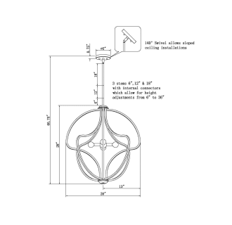 A thumbnail of the Forte Lighting 7100-04 Forte Lighting-7100-04-Line Drawing