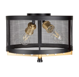 A thumbnail of the Forte Lighting 7119-02 Black and Soft Gold Alternate View 2