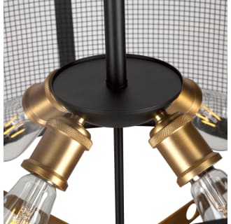 A thumbnail of the Forte Lighting 7119-04 Black and Soft Gold Alternate View 2