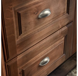 A thumbnail of the Franklin Brass P34702-B Satin Nickel Hardware on Natural Cabinetry
