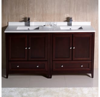 A thumbnail of the Fresca FCB20-3030-U Fresca-FCB20-3030-U-In Bathroom View Mahogany