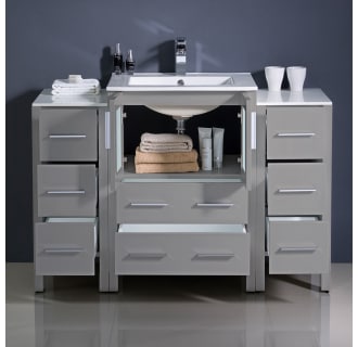 A thumbnail of the Fresca FCB62-122412-I Fresca-FCB62-122412-I-Installed View with Doors and Drawers Open