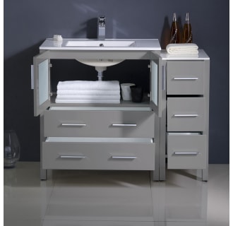 A thumbnail of the Fresca FCB62-3012-I Fresca-FCB62-3012-I-Installed View with Doors and Drawers Open