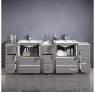 A thumbnail of the Fresca FCB62-72-I Fresca-FCB62-72-I-Installed View with Doors and Drawers Open