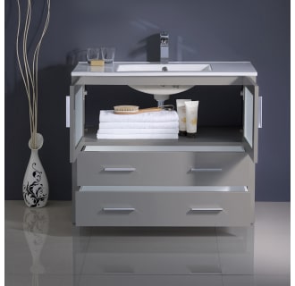 A thumbnail of the Fresca FCB6236-I Fresca-FCB6236-I-Installed View with Doors and Drawers Open