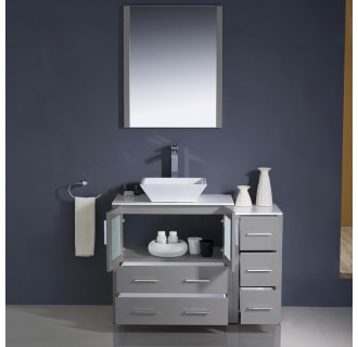 A thumbnail of the Fresca FVN62-3012-VSL Fresca-FVN62-3012-VSL-Installed View with Doors and Drawers Open