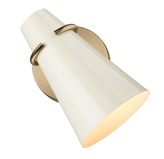 A thumbnail of the Golden Lighting 2122-1W Angled - Glossy Ecru - Light