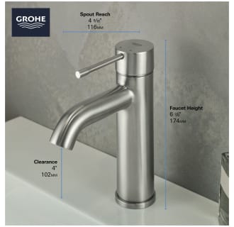 A thumbnail of the Grohe 23 592 A Alternate Image