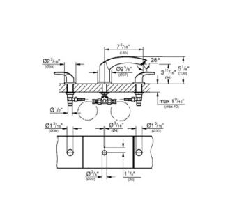A thumbnail of the Grohe 25 168 2 Grohe 25 168 2
