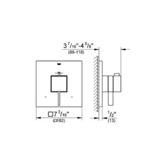 A thumbnail of the Grohe GSS-Eurocube-DTH-03 Grohe GSS-Eurocube-DTH-03