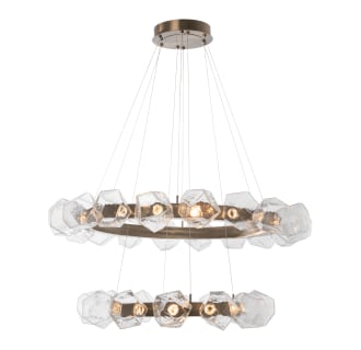 A thumbnail of the Hammerton Studio CHB0039-2T Heritage Brass Finish with Clear Glass Shades