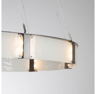 A thumbnail of the Hammerton Studio CHB0042-60 Parallel Chandelier in Metallic Beige Silver with Clear Granite Glass