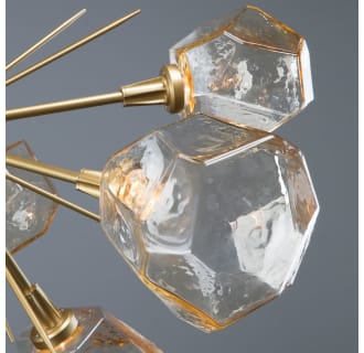 A thumbnail of the Hammerton Studio PLB0039-0D Heritage Brass with Amber Glass