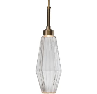 A thumbnail of the Hammerton Studio CHB0049-05 Optic Rib Clear Glass with Heritage Brass Finish