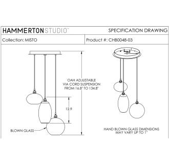 A thumbnail of the Hammerton Studio CHB0048-03 Hammerton CHB0048-03 Specifications 1