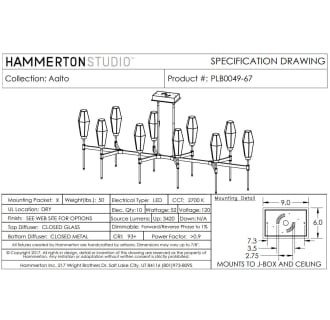 A thumbnail of the Hammerton Studio PLB0049-67 PLB0049-67 Specifications 2