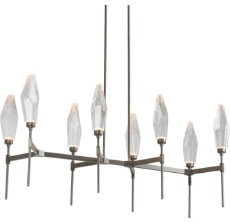A thumbnail of the Hammerton Studio PLB0050-48 Chilled Clear Glass with Metallic Beige Silver Finish