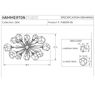A thumbnail of the Hammerton Studio PLB0039-0D Specification Drawing 2