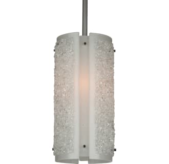 A thumbnail of the Hammerton Studio PLB0044-05 Rimelight Frosted Glass with Metallic Beige Silver Finish