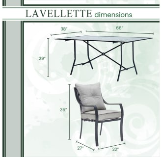 A thumbnail of the Hanover LAVALLETTE7PC Alternate Image