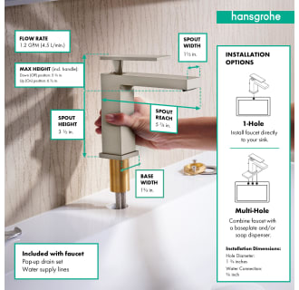 A thumbnail of the Hansgrohe 73002 Alternate Image