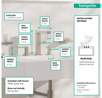 A thumbnail of the Hansgrohe 73031 Alternate Image