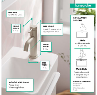 A thumbnail of the Hansgrohe 73302 Alternate Image