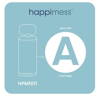 A thumbnail of the happimess HPM1011-TRASH-CAN Alternate Image
