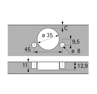 A thumbnail of the Hettich HT9073652 Alternate Image