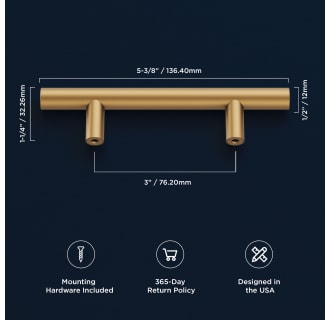 A thumbnail of the Hickory Hardware R077744-10PACK Dimensions