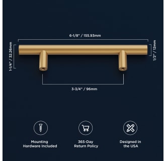 A thumbnail of the Hickory Hardware R078428-10PACK Dimensions