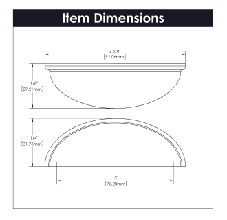 A thumbnail of the Hickory Hardware R077748-10PACK Line Drawing