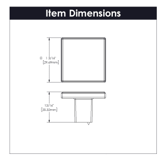 A thumbnail of the Hickory Hardware R077756-10PACK Line Drawing