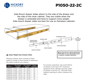 A thumbnail of the Hickory Hardware P1050/22-5PACK Alternate Image