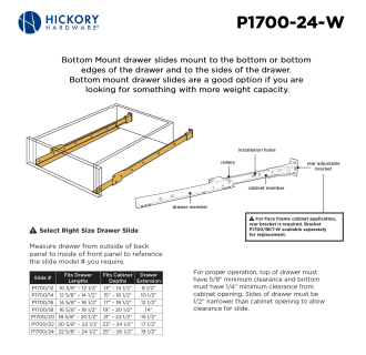 A thumbnail of the Hickory Hardware P1700/24 Alternate Image