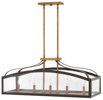 A thumbnail of the Hinkley Lighting 3416 Linear Chandelier with Canopy - BZ