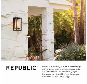 Hinkley republic wall light top