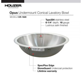 A thumbnail of the Houzer CR-1620 Alternate Image