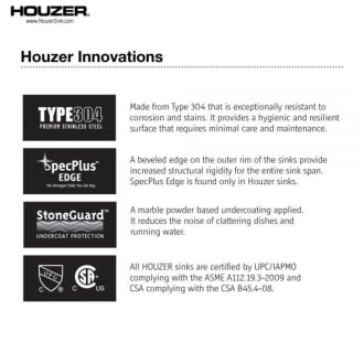 A thumbnail of the Houzer CR-1620 Alternate Image