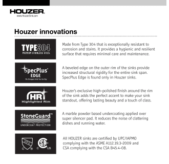 A thumbnail of the Houzer EC-3208SL Houzer EC-3208SL