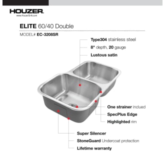 A thumbnail of the Houzer EC-3208SR Alternate Image