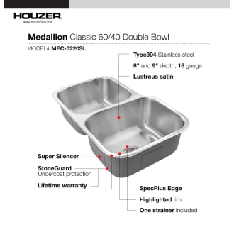 A thumbnail of the Houzer MEC-3220SL Alternate Image