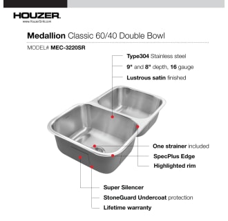 A thumbnail of the Houzer MEC-3220SR Alternate Image