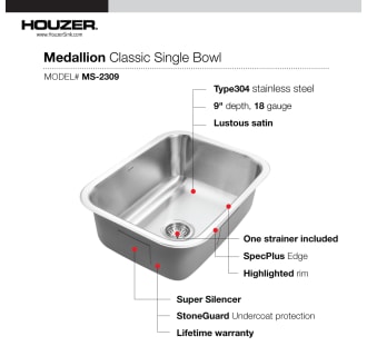 A thumbnail of the Houzer MS-2309 Alternate Image