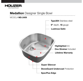 A thumbnail of the Houzer MS-2409 Alternate Image