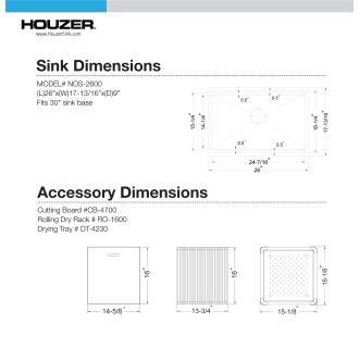 A thumbnail of the Houzer NVS-2600 Alternate Image