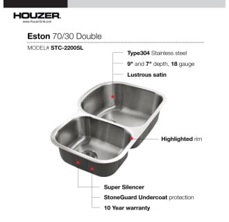 A thumbnail of the Houzer STC-2200SL Alternate Image