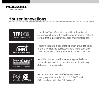 A thumbnail of the Houzer STL-3600 Alternate Image