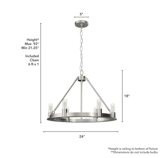 A thumbnail of the Hunter Saddlewood 24 Chandelier Dimensions