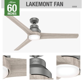 A thumbnail of the Hunter Lakemont 60 LED Hunter 50008 Ceiling Fan Details